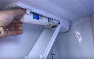 Troca de filtro de água refrigerador side by side